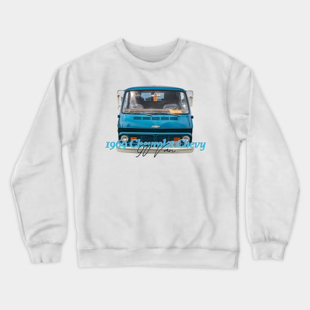 1969 Chevrolet Chevy 90 Van Crewneck Sweatshirt by Gestalt Imagery